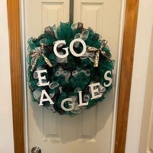 Philadelphia Eagles Mesh Wreath